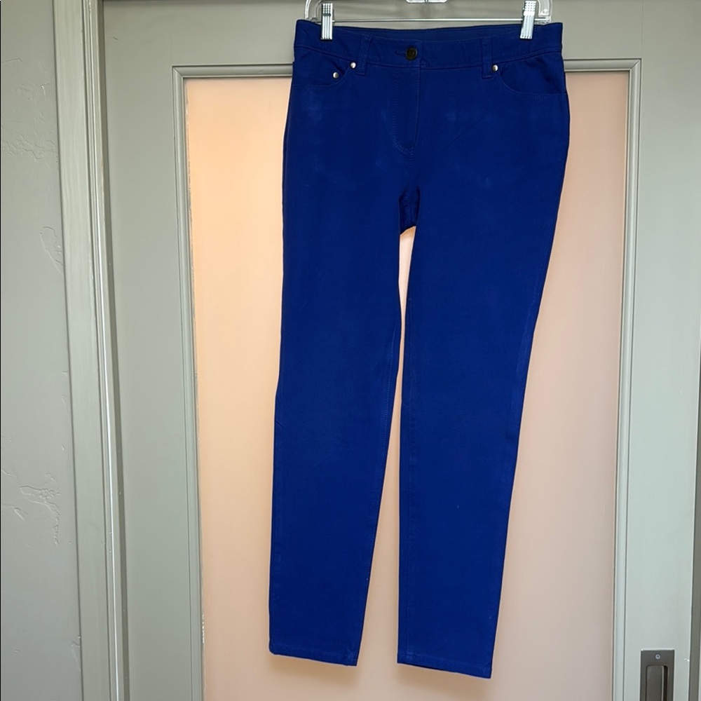 Chico's Blue Skinny Jeans Vibrant Stretch Denim